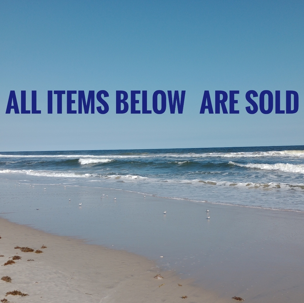 SOLD ITEMS BELOW 👇👇👇